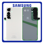 Γνήσια Original Samsung Galaxy S24 Plus, S24+ (SM-S926B, SM-S926B/DS) Rear Back Battery Cover Πίσω Κάλυμμα Καπάκι Μπαταρίας + Camera Lens Τζαμάκι Κάμερας Marble Grey Γκρι GH82-33275B​​ (Service Pack By Samsung)