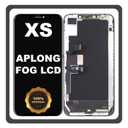 Γνήσια Original FOG For Apple iPhone XS, iPhoneXS (A2097, A1920) APLONG Super Retina OLED LCD Display Screen Assembly Οθόνη + Touch Screen Digitizer Μηχανισμός Αφής Space Gray Μαύρο (Lifetime Warranty Για Συνεργατες B2B​)