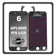 iPhone 6, iPhone6 (A1549, A1586) IPS LCD Display Screen Assembly Οθόνη + Touch Screen Digitizer Μηχανισμός Αφής Black Μαύρο (Ref By Apple) (Lifetime Warranty Για Συνεργάτες B2B​)