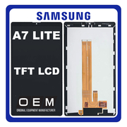 HQ OEM Συμβατό Με Samsung Galaxy Tab A7 Lite 8.7" 2021 (SM-T225, SM-T220, SM-T225N), TFT LCD Display Screen Assembly Οθόνη + Touch Screen Digitizer Μηχανισμός Αφής Black Μαύρο (Premium A+)