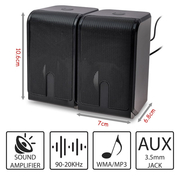 Usb Ηχεία 2.0 Black P100
