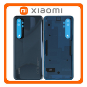 Γνήσια Original Xiaomi Mi Note 10 Lite (M2101K7AI, M2101K7AG) Rear Back Battery Cover Πίσω Κάλυμμα Πλάτη Καπάκι Μπαταρίας Midnight Black Μαύρο 550500006P4J 550500006O1L (Service Pack By Xiaomi)