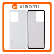 HQ OEM Συμβατό Με Xiaomi Redmi Note 12 Pro+, Redmi Note 12 Pro Plus (22101316UCP, 22101316UG) Rear Back Battery Cover Πίσω Καπάκι Πλάτη Μπαταρίας Artic White Άσπρο (Premium A+)