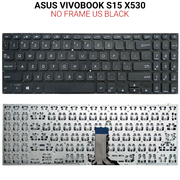 Πληκτρολόγιο Asus Vivobook s15 X530 no Frame us