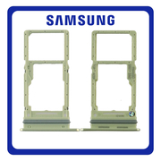 Γνήσια Original Samsung Galaxy A34 5G (SM-A346E, SM-A346B) SIM Card Tray + Micro SD Tray Slot Υποδοχέας Βάση Θήκη Κάρτας SIM Lime GH98-48063C​ (Service Pack By Samsung)