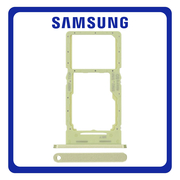 Γνήσια Original Samsung Galaxy A25 5G (SM-A256E, SM-A256E/DS) SIM Card Tray + Micro SD Tray Slot Υποδοχέας Βάση Θήκη Κάρτας SIM Personality Yellow Κίτρινο GH98-48655C​ (Service Pack By Samsung)
