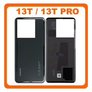 HQ OEM &Sigma;&upsilon;&mu;&beta;&alpha;&tau;ό &Mu;&epsilon; Xiaomi 13T 5G (2306EPN60G) / 13T Pro 5G (23078PND5G) Rear Back Battery Cover &Pi;ί&sigma;&omega; &Kappa;ά&lambda;&upsilon;&mu;&mu;&alpha; &Kappa;&alpha;&pi;ά&kappa;&iota; &Pi;&lambda;ά&tau;&eta; &Mu;&pi;&alpha;&tau;&alpha;&rho;ί&alpha;&sigmaf; Black &Mu;&alpha;ύ&rho;&omicron; (Premium A+)
