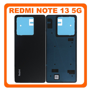 Γνήσια Original Xiaomi Redmi Note 13 5G (2312DRAABG, 2312DRAABI), Rear Back Battery Cover Πίσω Καπάκι Πλάτη Μπαταρίας Graphite Black Μαύρο (Service Pack By XIaomi)