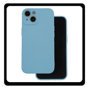 Θήκη Πλάτης - Back Cover, Silicone Σιλικόνη Blue Μπλε iPhone 15