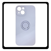 Θήκη Πλάτης - Back Cover, Silicone Σιλικόνη Purple Μωβ Finger Grip Case iPhone 15