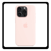 Θήκη Πλάτης - Back Cover, Silicone Σιλικόνη Pink Ροζ iPhone 15 Pro