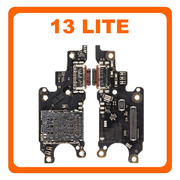 HQ OEM Συμβατό Xiaomi 13 Lite 5G (2210129SG​), USB Type-C Charging Dock Connector Flex Sub Board, Καλωδιοταινία Υπό Πλακέτα Φόρτισης + Microphone Μικρόφωνο (Premium A+)