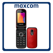 MaxCom MM815 Dual SIM, Brand New Feature Mobile Phone Κινητό με Μεγάλα Κουμπιά Red Κόκκινο
