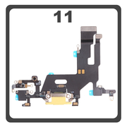 &Gamma;&nu;ή&sigma;&iota;&alpha; Original For iPhone 11, iPhone11 (A2221, A2111), Charging Dock Connector Lightning Flex With Board &Kappa;&alpha;&lambda;&omega;&delta;&iota;&omicron;&tau;&alpha;&iota;&nu;ί&alpha; &Kappa;&omicron;&nu;έ&kappa;&tau;&omicron;&rho;&alpha;&sigmaf; &Phi;ό&rho;&tau;&iota;&sigma;&eta;&sigmaf; + Microphone &Mu;&iota;&kappa;&rho;ό&phi;&omega;&nu;&omicron; Yellow &Kappa;ί&tau;&rho;&iota;&nu;&omicron; Pulled