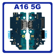 Γνήσια Original Samsung Galaxy A16 5G (SM-A166B, SM-A166B/DS) USB Type-C Charging Dock Connector Flex Sub Board, Καλωδιοταινία Υπό Πλακέτα Φόρτισης + Microphone Μικρόφωνο GH96-18449A (Service Pack By Samsung)