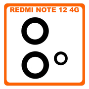 Γνήσια Original Xiaomi Redmi Note 12 4G (23021RAAEG, 23021RAA2Y) Rear Back Camera Lens Πίσω Τζαμάκι Κάμερας (Set) (Service Pack By Xiaomi)