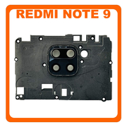 Γνήσια Original Xiaomi Redmi Note 9 (M2003J15SC, M2003J15SG) Camera Frame Πίσω Πλαίσιο Κάμερας + Camera Lens Τζαμάκι Κάμερας (Service Pack By Xiaomi)