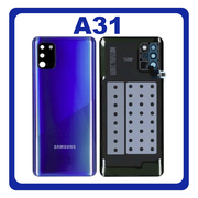 Original Γνήσιο Samsung Galaxy A31 A315 SM-A315F Battery Cover Prism Crush Blue Καπάκι Μπαταρίας Μπλε GH82-22338D (Service Pack By Samsung)