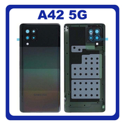 Original Γνήσιο Samsung Galaxy A42 5G A426 SM-A426B Battery Cover Prism Dot Black Καπάκι Μπαταρίας Μαύρο GH82-24378A (Service Pack By Samsung)