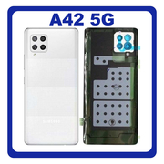 Original Γνήσιο Samsung Galaxy A42 5G A426 SM-A426B Battery Cover White Καπάκι Μπαταρίας Άσπρο GH82-24378B (Service Pack By Samsung)