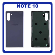 OEM HQ Samsung Galaxy Note 10 , Note10 N970 (N970F N970F/DS N970U N970U1 N970W  N9700/DS N970N) Rear Back Battery Cover Πίσω Κάλυμμα Καπάκι Μπαταρίας Black Μαύρο (Grade AAA+++)