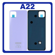 Original Γνήσιο Samsung Galaxy A22 5G A226 (SM-A226B, SM-A226B/DS, SM-A226B/DSN) Rear Back Battery Cover Πίσω Κάλυμμα Πλάτη Καπάκι Μπαταρίας Laventer Violet Μωβ GH81-21071A (Service Pack By Samsung)