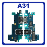 Γνήσια Original Samsung Galaxy A31 A315 SM-A315F USB Charging Board with Components Dock Connector Flex + Flex Board + Charge Board + Audio Connector + Microphone Module Καλωδιοταινία Φόρτισης με Μικρόφωνο και Επαφή Ακουστικών GH59-15266A (Service Pack by Samsung)