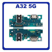 Γνήσιο Original Samsung Galaxy A32 5G A326 SM-A326B USB Charging Board Καλωδιοταινία Φόρτισης + Microphone Μικρόφωνο + Audio Jack Θύρα Ακουστικών GH96-14158A (Service Pack By Samsung)