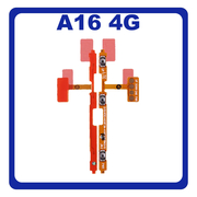 Γνήσια Original Samsung Galaxy A16 4G (SM-A165F, SM-A165F/DS)  / A16 5G (SM-A166B, SM-A166B/DS) Power Key Flex Cable On/Off + Volume Key Buttons Καλωδιοταινία Πλήκτρων Εκκίνησης + Έντασης Ήχου GH59-15671A (Service Pack By Samsung)
