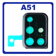 Γνήσια Original Samsung Galaxy A51 2020 (SM-A515F) DECO FRAME FOR CAMERA LENS ΔΙΑΚΟΣΜΙΤΙΚΟ ΠΛΑΙΣΙΟ ΓΙΑ ΤΖΑΜΑΚΙ ΚΑΜΕΡΑΣ BLACK (SERVICE PACK BY SAMSUNG) GH98-45088A