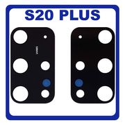 Γνήσιο Original Samsung Galaxy S20 Plus G985 (SM-G985, SM-G985F, SM-G985F/DS) S20+ 5G G986 (SM-G986, SM-G986F, SM-G986F/DS, SM-G986U, SM-G986U1, SM-G9860, SM-G986B/DS, SM-G986N, SM-G986B, SM-G986W) Rear Back Camera Glass Lens Πίσω Τζαμάκι Κάμερας GH64-07773A (Service Pack by Samsung)