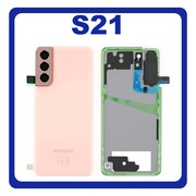 &Gamma;&nu;ή&sigma;&iota;&omicron; Original Samsung Galaxy S21 5G 2021 G991 (G991B, G991B/DS) Rear Back Battery Cover &Pi;ί&sigma;&omega; &Kappa;ά&lambda;&upsilon;&mu;&mu;&alpha; &Kappa;&alpha;&pi;ά&kappa;&iota; &Pi;&lambda;ά&tau;&eta; &Mu;&pi;&alpha;&tau;&alpha;&rho;ί&alpha;&sigmaf; Phantom Pink GH82-24519D (Service Pack By Samsung)