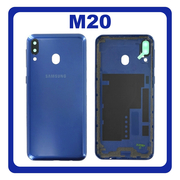 Γνήσια Original Samsung Galaxy M20 (SM-M205F, SM-M205FN) Battery Cover Καπάκι Μπαταρίας Blue Μπλε GH82-19215B (Service Pack By Samsung)