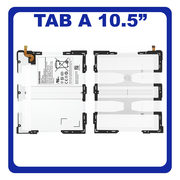 Γνήσιο Original Samsung Galaxy TAB A 10.5 WiFi (SM-T590, SM-T595) Battery Μπαταρία  Li-Po 7300 mAh EB-BT595ABE (Service Pack By Samsung) GH43-04840A