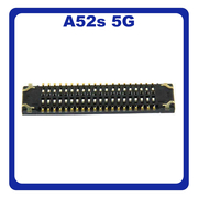 Γνήσια Original Samsung Galaxy A52s 5G, Galaxy A 52s 5G (SM-A528B, SM-A528B/DS) Header Board To Board Board Connector / BTB Socket 2x20 Pin Κονέκτορας Πλακέτας 3710-002856 (Service Pack By Samsung)