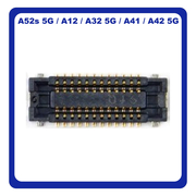 Γνήσια Original Samsung Galaxy A52s 5G (SM-A528B), A12 (SM-A125F/DSN), Tab S6 Lite (SM-P610N, A41 (SM-A415F/DSN), A42 5G (SM-A426B) Header Board To Board Board Connector / BTB Socket 2x12 Pin Κονέκτορας Πλακέτας 3710-003874 (Service Pack By Samsung)