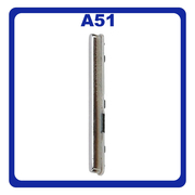Γνήσια Original Samsung Galaxy A51, Galaxy A 51 (SM-A515F, SM-A515F/DSN, SM-A515F/DS) Power Key On/Off Πλήκτρo Εκκίνησης Prism Crush White Άσπρο GH98-45035A (Service Pack By Samsung)