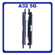 Γνήσια Original Samsung Galaxy A32 5G, A 32 5G (SM-A326B, SM-A326B/DS) Volume Button External Side Keys Πλαϊνό Πλήκτρο Κουμπί Ρύθμισης Έντασης Ήχου Awesome Violet Βιολετή GH64-08403D (Service Pack By Samsung)