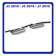Γνήσια Original Samsung Galaxy J3 2016 (SM-j320), J5 2016 (SM-J510), J7 2016 (SM-J710) Volume Button External Side Keys Πλαινό Πλήκτρο Κουμπί Ρύθμισης Έντασης Ήχου White Άσπρο GH64-05408A (Service Pack By Samsung)​
