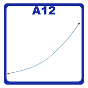 Γνήσια Original Samsung Galaxy A12 A125 (SM-A125F/DSN, SM-A125F/DS, SM-A125F, SM-A125M, SM-A125U) CBF Coaxial Antenna Cable 117mm Καλώδιο Κεραίας Ομοαξονικό Blue Μπλε GH39-02043A (Service Pack By Samsung)