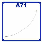 Γνήσια Original Samsung Galaxy A71 A715 (A715F, A715F/DS, A715F/DSN, A715F/DSM, A715W, A715X) CBF Coaxial Antenna Cable 123.7mm Καλώδιο Κεραίας Ομοαξονικό White Άσπρο GH39-02051A (Service Pack By Samsung)
