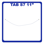 Γνήσια Original Samsung Galaxy Tab S7 T870 11" (SM-T870, SM-T875, SM-T876B) Coaxial Antenna Signal Module Flex Cable Ομοαξονικό Καλώδιο Κεραίας 158mm White Άσπρο GH39-02083A (Service Pack By Samsung)