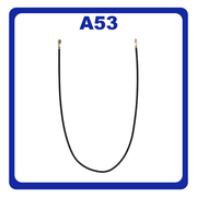 Γνήσια Original Samsung Galaxy A53 5G (SM-A536B, SM-A536B/DS) Coaxial Antenna Signal Module Flex Cable Ομοαξονικό Καλώδιο Κεραίας 131mm Black Μαύρο GH39-01841A (Service Pack By Samsung)