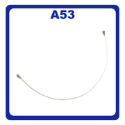 Γνήσια Original Samsung Galaxy A53 5G (SM-A536B, SM-A536B/DS) Coaxial Antenna Signal Module Flex Cable Ομοαξονικό Καλώδιο Κεραίας 128.5mm White Άσπρο GH39-02130A (Service Pack By Samsung)