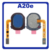 Γνήσιο Original Samsung Galaxy A20e 2019 A202 (SM-A202F, SM-A202K, SM-A202F/DS) Κεντρικό Κουμπί Πλήκτρο Home Button + Flex Cable Blue Μπλε GH96-12565C (Service Pack By Samsung)