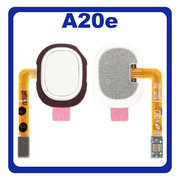 &Gamma;&nu;ή&sigma;&iota;&omicron; Original Samsung Galaxy A20e 2019 A202 (SM-A202F, SM-A202K, SM-A202F/DS) &Kappa;&epsilon;&nu;&tau;&rho;&iota;&kappa;ό &Kappa;&omicron;&upsilon;&mu;&pi;ί &Pi;&lambda;ή&kappa;&tau;&rho;&omicron; Home Button + Flex Cable White Ά&sigma;&pi;&rho;&omicron; GH96-12565B (Service Pack By Samsung)