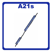 Original &Gamma;&nu;ή&sigma;&iota;&omicron; Samsung Galaxy A21s 2020 A217 (A217F, A217F/DS, A217F/DSN, A217M, A217M/DS, A217N) On/Off Power Button + Volume External Side Key &Pi;&lambda;ή&kappa;&tau;&rho;&alpha; &Epsilon;&kappa;&kappa;ί&nu;&eta;&sigma;&eta;&sigmaf; + Έ&nu;&tau;&alpha;&sigma;&eta;&sigmaf; Ή&chi;&omicron;&upsilon; Blue &Mu;&pi;&lambda;&epsilon; GH98-45390C (Service Pack By Samsung)