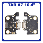 HQ OEM Συμβατό Για Samsung Galaxy Tab A7 2020 T500 10.4 (SM-T500, SM-T505, SM-T505N) USB Type-C Charging Dock Connector Flex Sub Board, Καλωδιοταινία Υπό Πλακέτα Φόρτισης + Microphone Μικρόφωνο (Premium A+)