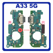 Γνήσια Original Samsung Galaxy A33 5G (SM-A336E, SM-A336B) USB Type-C Charging Dock Connector Flex Sub Board, Καλωδιοταινία Υπό Πλακέτα Φόρτισης + Microphone Μικρόφωνο GH96-15022A (Service By Samsung)
