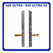Γνήσια Original Samsung Galaxy S20 Ultra 5G (SM-G988, SM-G988U), S20 Ultra 4G (SM-G988B/DS) Power Key Flex Cable On/Off + Volume Key Buttons Καλωδιοταινία Πλήκτρων Εκκίνησης + Έντασης Ήχου GH59-15232A (Service Pack By Samsung)